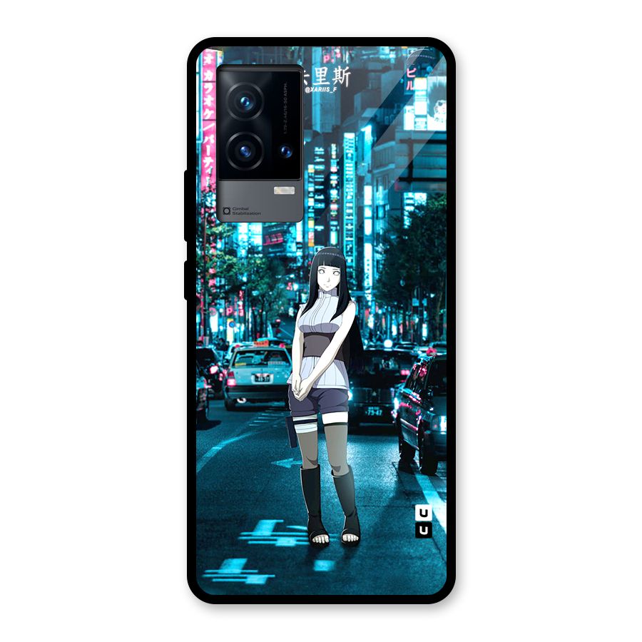 Hinata On Streets Glass Back Case for iQOO 9 5G