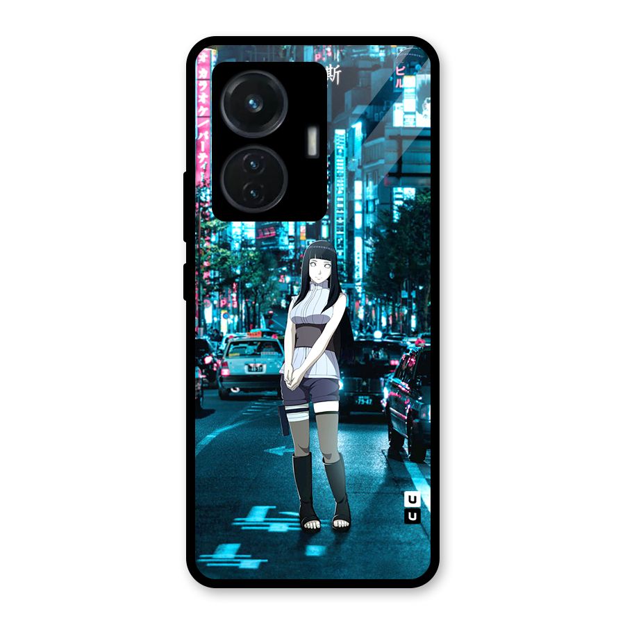 Hinata On Streets Glass Back Case for iQOO Z6 44W