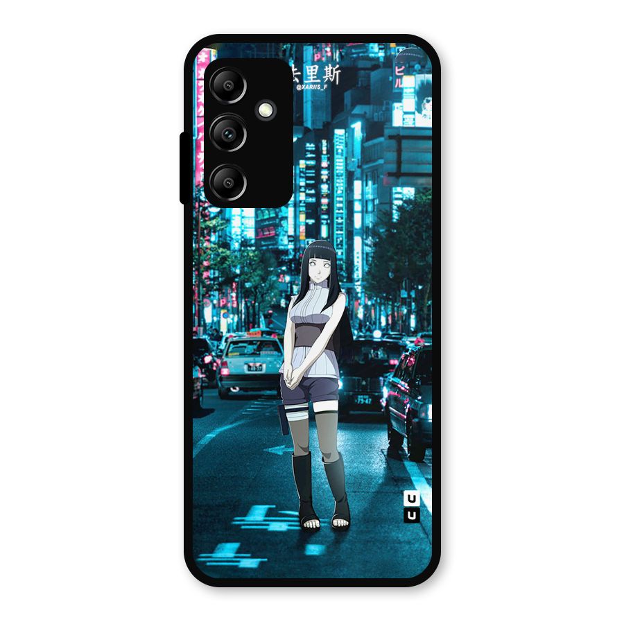 Hinata On Streets Metal Back Case for Galaxy A14 5G