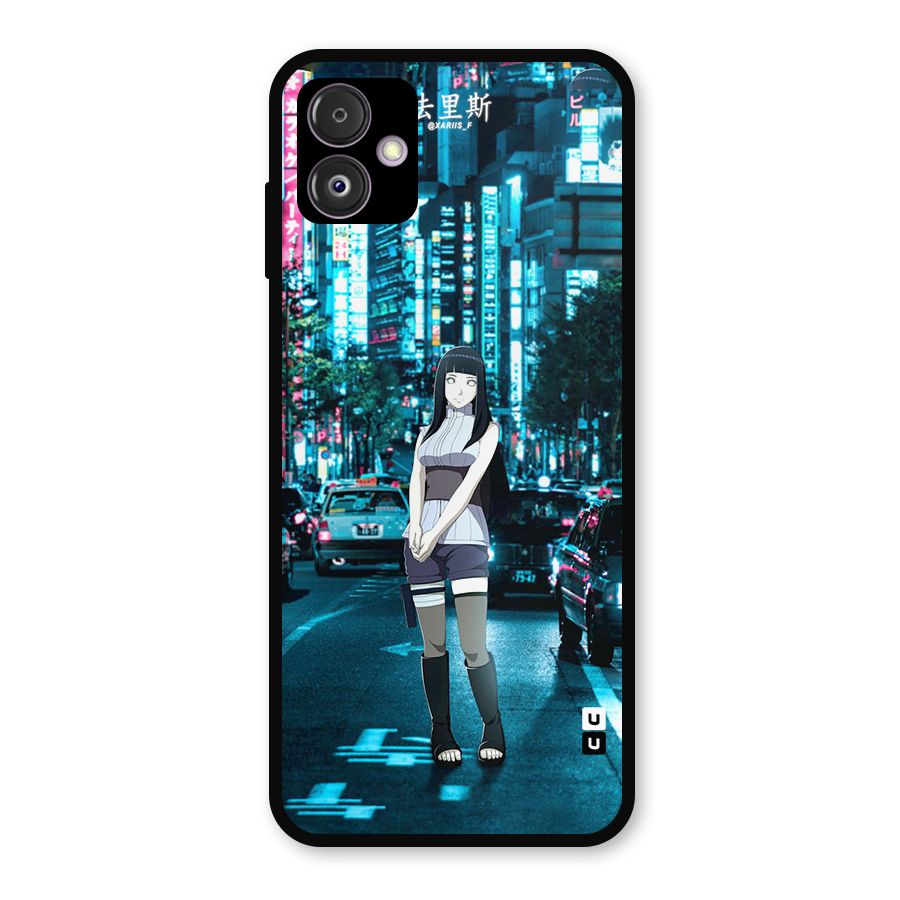 Hinata On Streets Metal Back Case for Galaxy F14