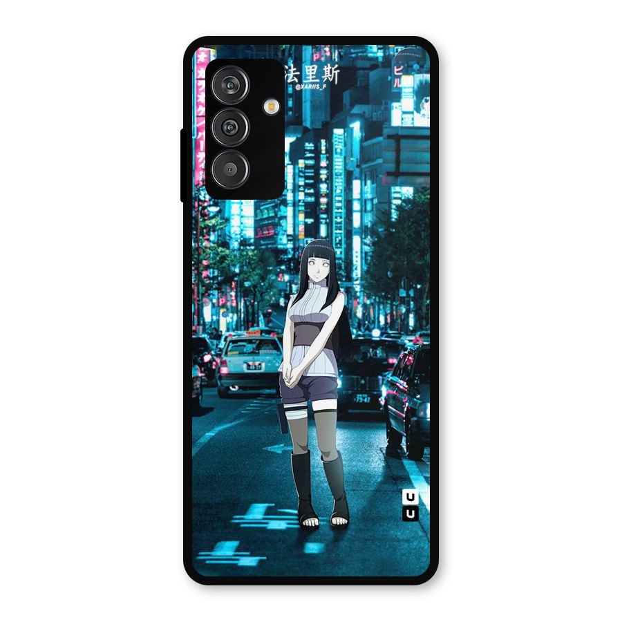 Hinata On Streets Metal Back Case for Galaxy M13
