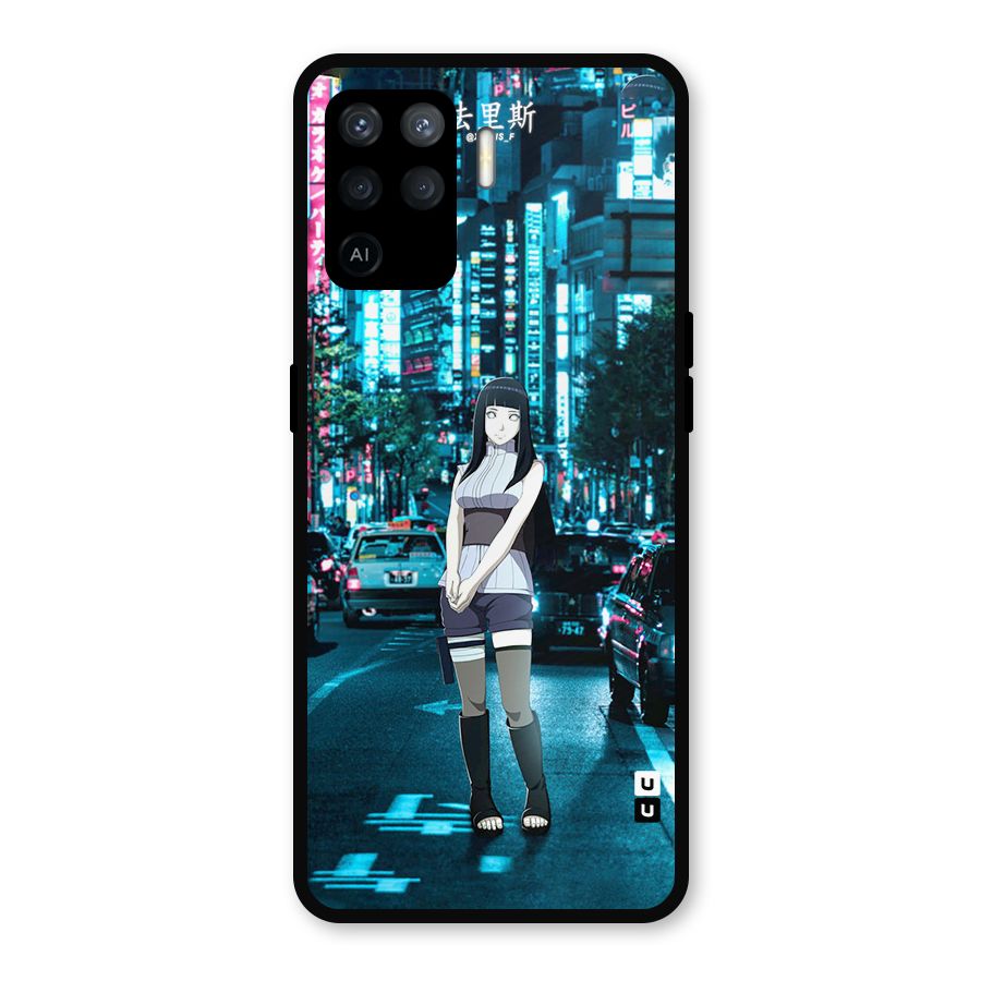 Hinata On Streets Metal Back Case for Oppo F19 Pro