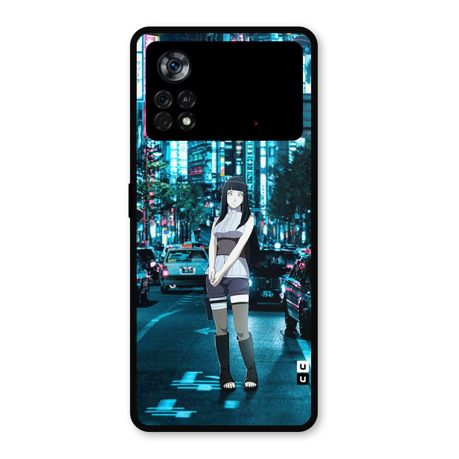 Hinata On Streets Metal Back Case for Poco X4 Pro 5G