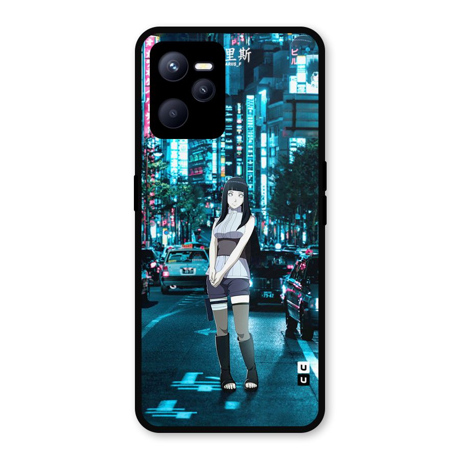 Hinata On Streets Metal Back Case for Realme C35