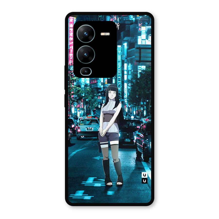 Hinata On Streets Metal Back Case for Vivo V25 Pro