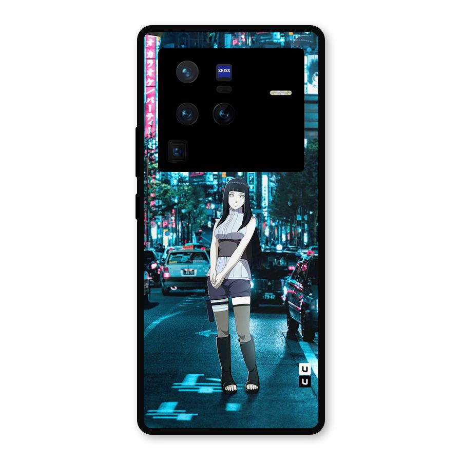 Hinata On Streets Metal Back Case for Vivo X80 Pro