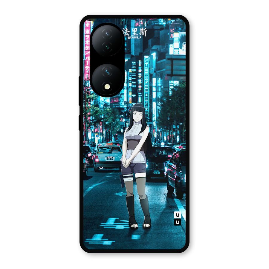 Hinata On Streets Metal Back Case for Vivo Y100