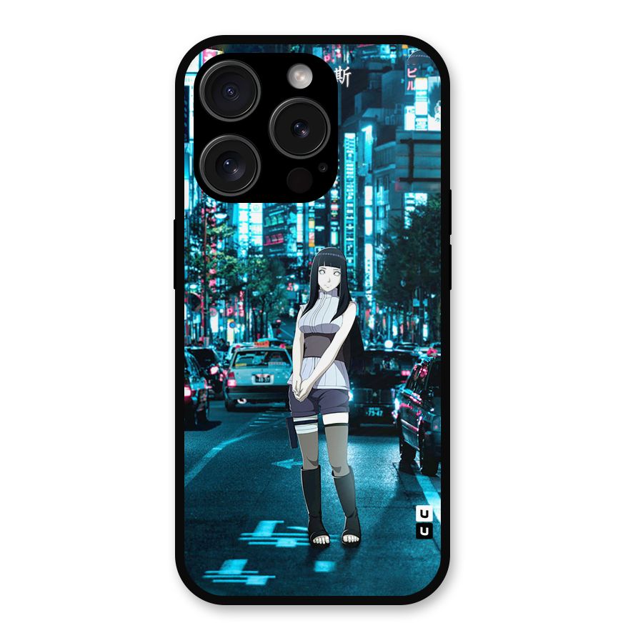 Hinata On Streets Metal Back Case for iPhone 15 Pro