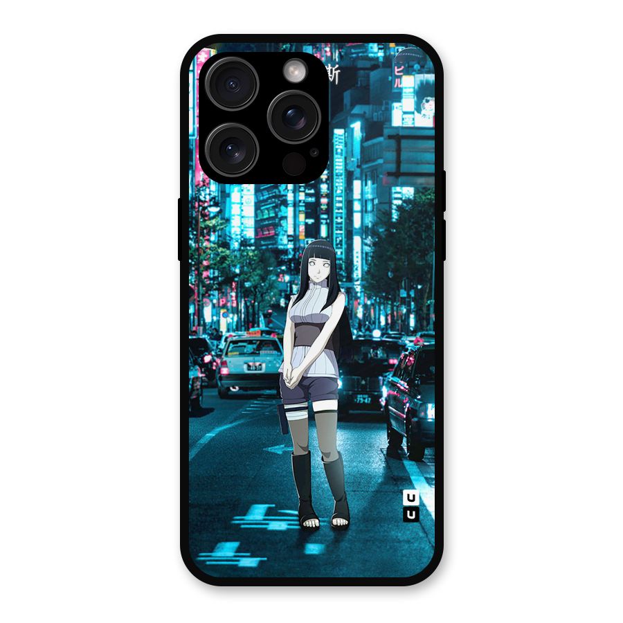 Hinata On Streets Metal Back Case for iPhone 15 Pro Max