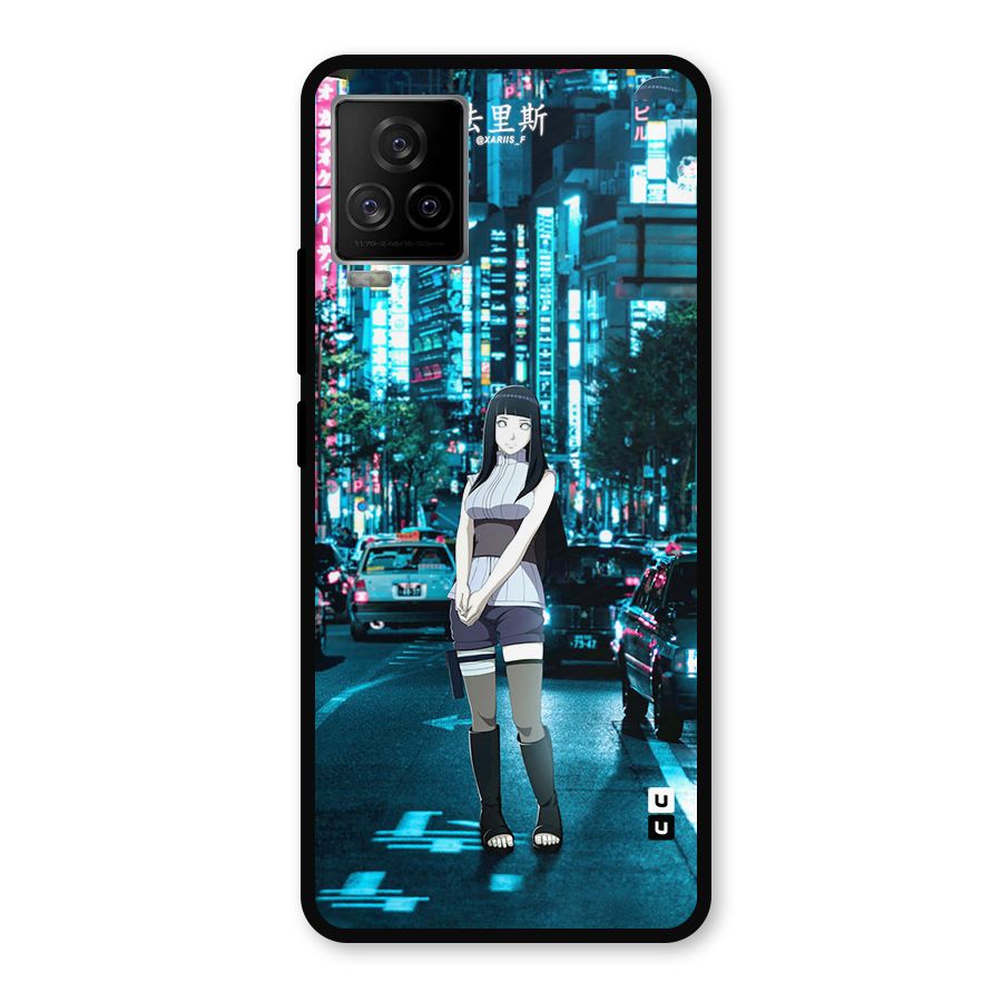 Hinata On Streets Metal Back Case for iQOO 7 Legend 5G