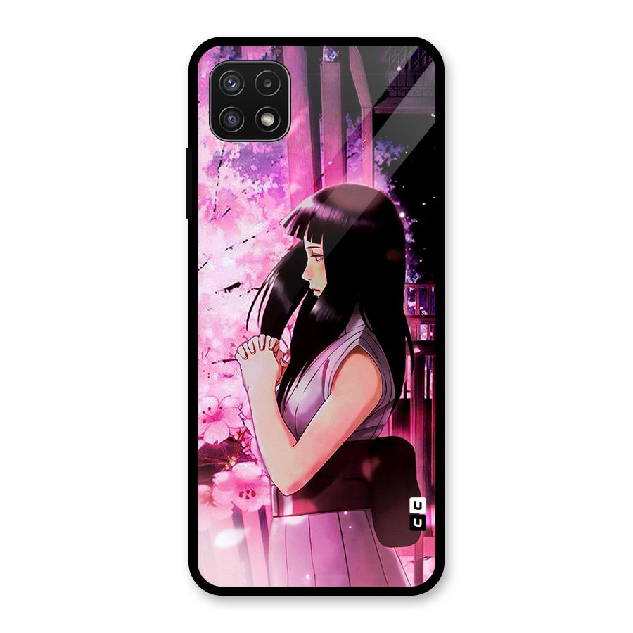 Hinata Preys Glass Back Case for Galaxy A22 5G