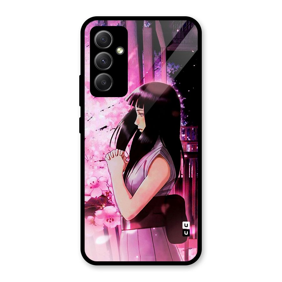 Hinata Preys Glass Back Case for Galaxy A34