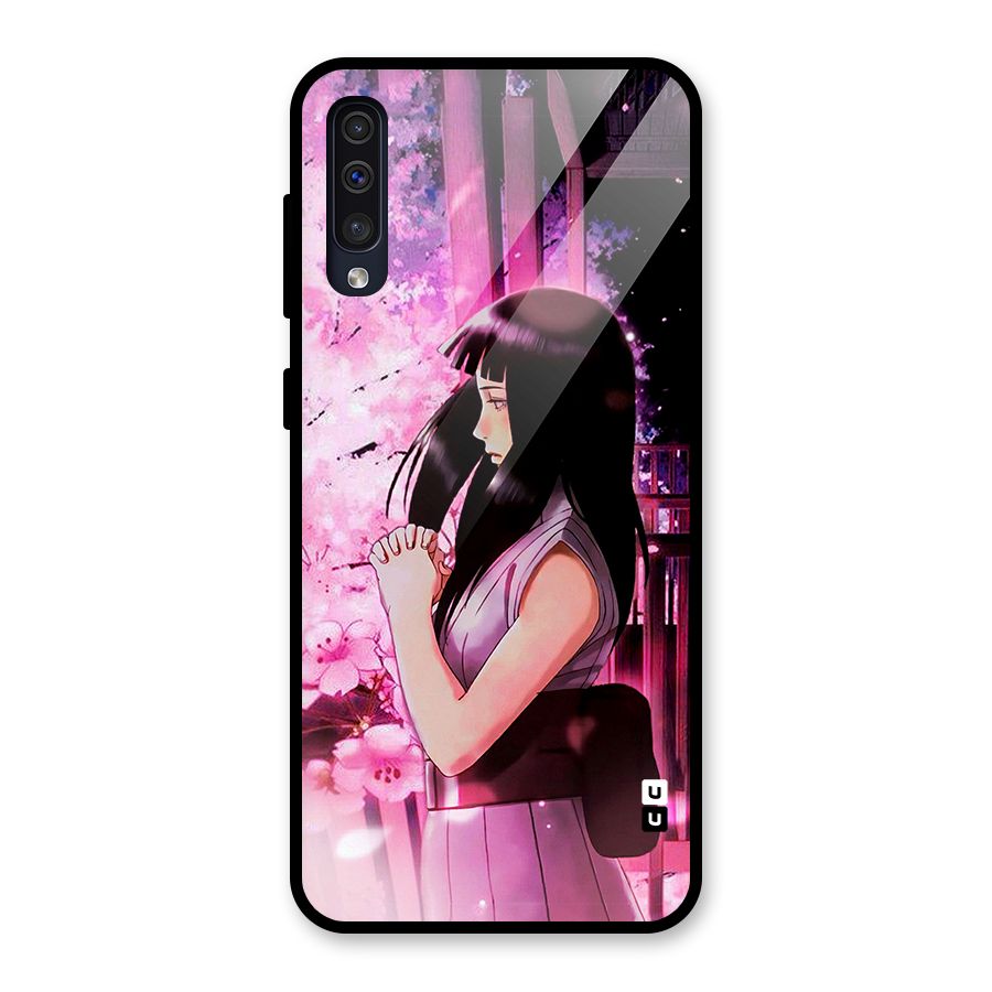 Hinata Preys Glass Back Case for Galaxy A50