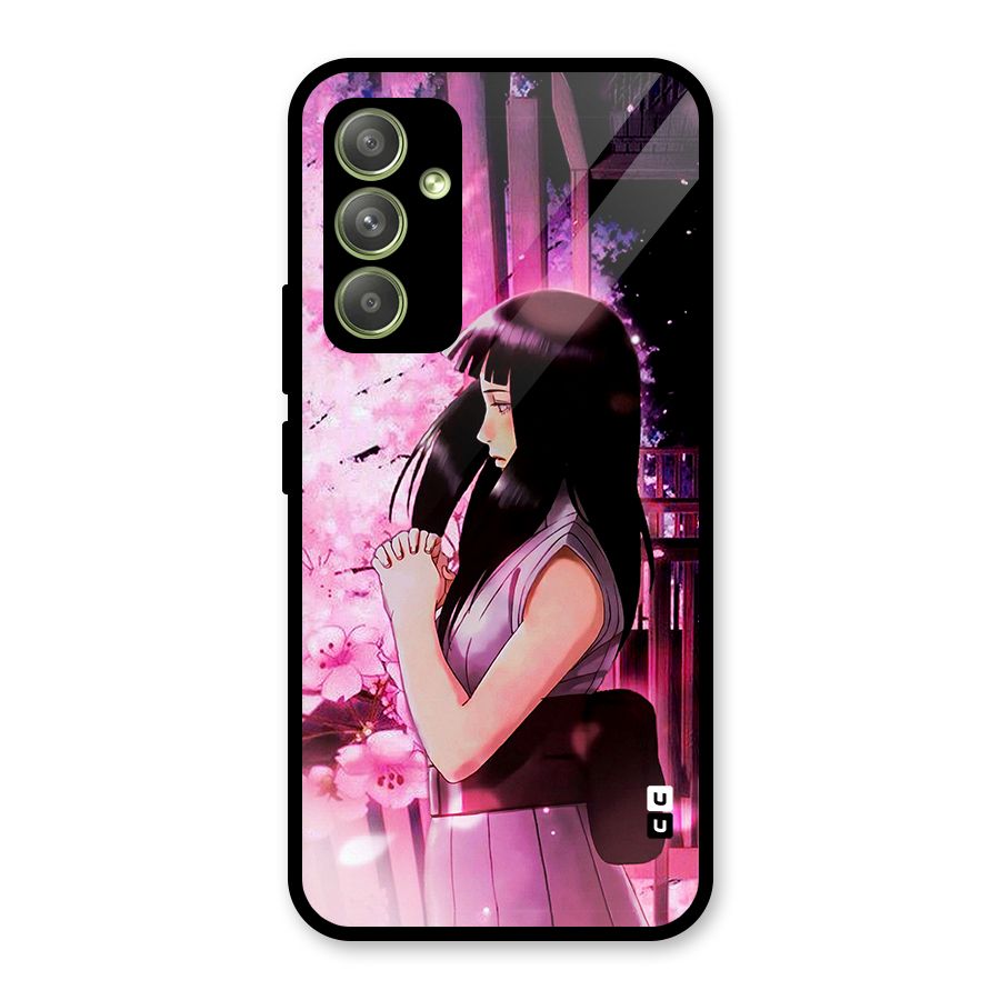 Hinata Preys Glass Back Case for Galaxy A54