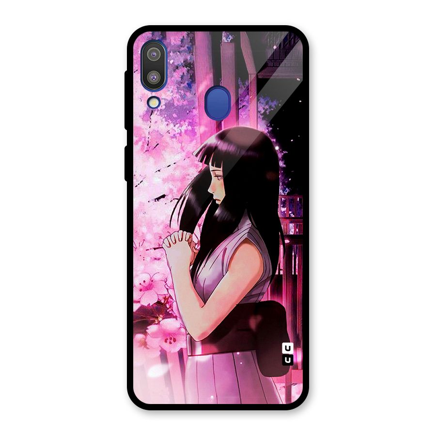 Hinata Preys Glass Back Case for Galaxy M20