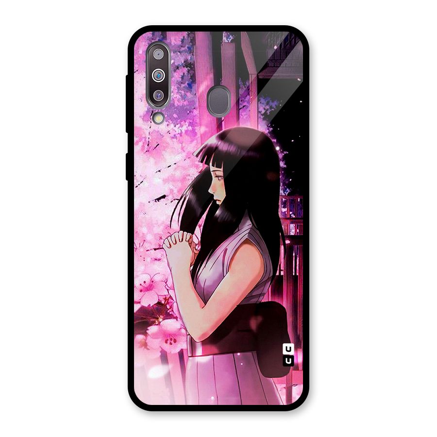 Hinata Preys Glass Back Case for Galaxy M30