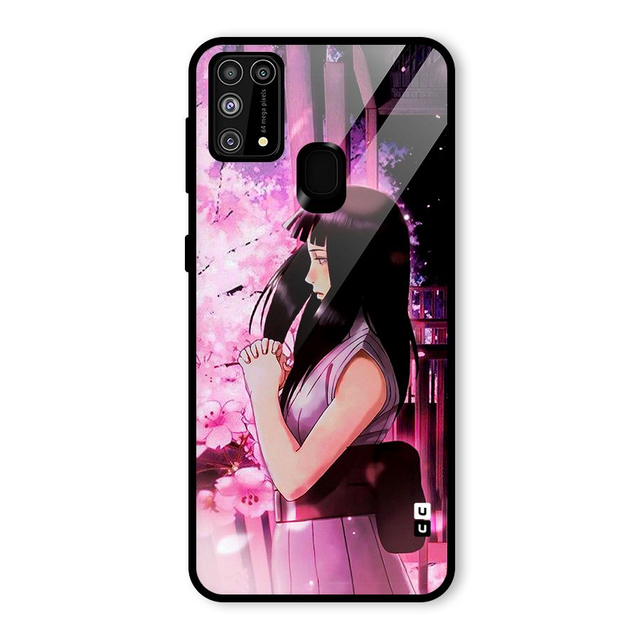 Hinata Preys Glass Back Case for Galaxy M31