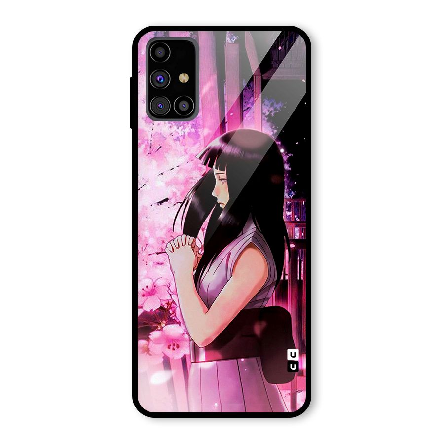 Hinata Preys Glass Back Case for Galaxy M31s