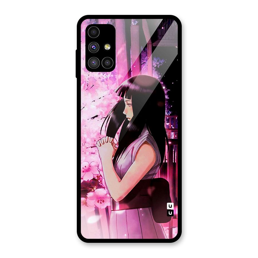 Hinata Preys Glass Back Case for Galaxy M51