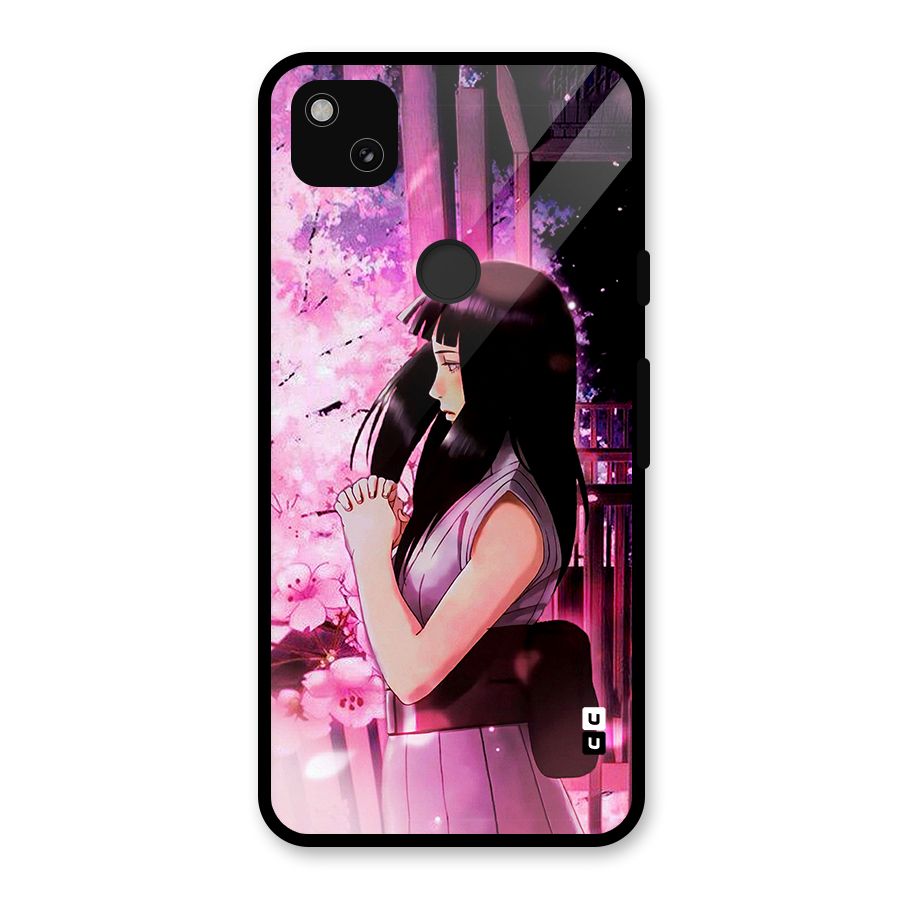 Hinata Preys Glass Back Case for Google Pixel 4a