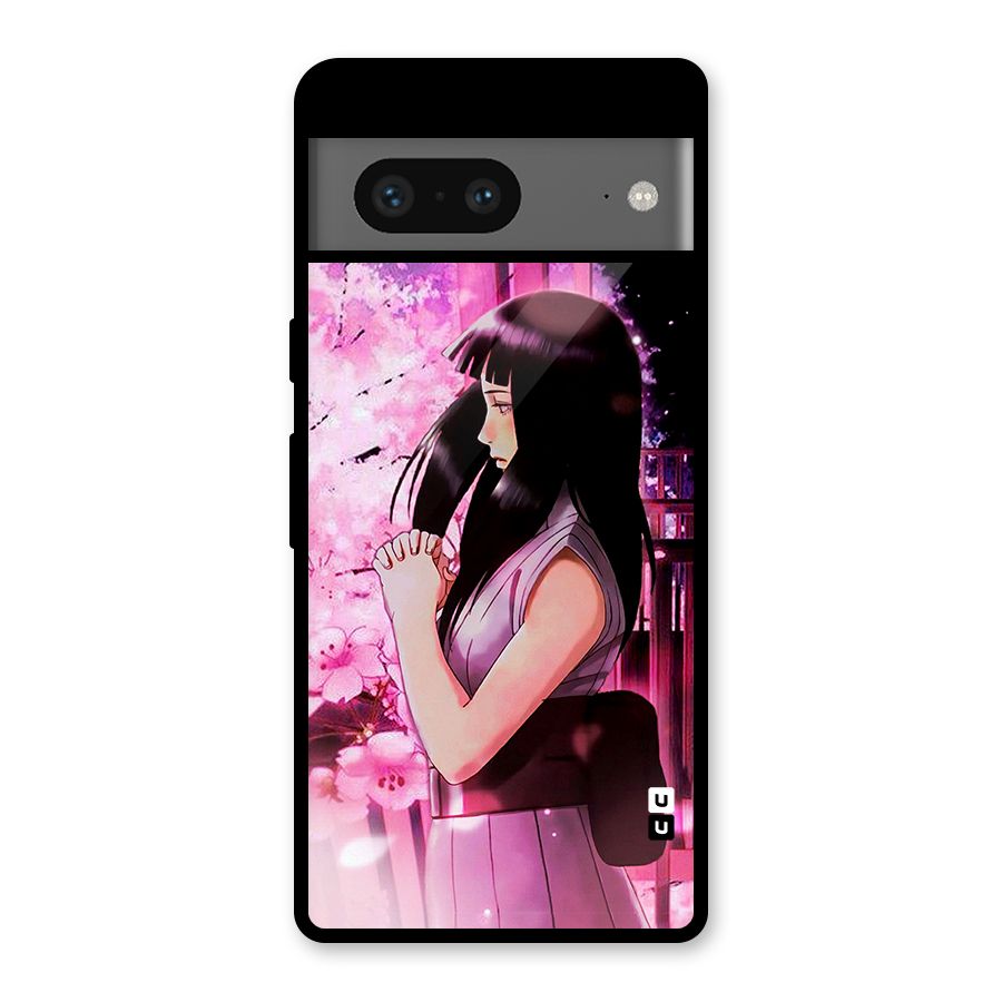 Hinata Preys Glass Back Case for Google Pixel 7