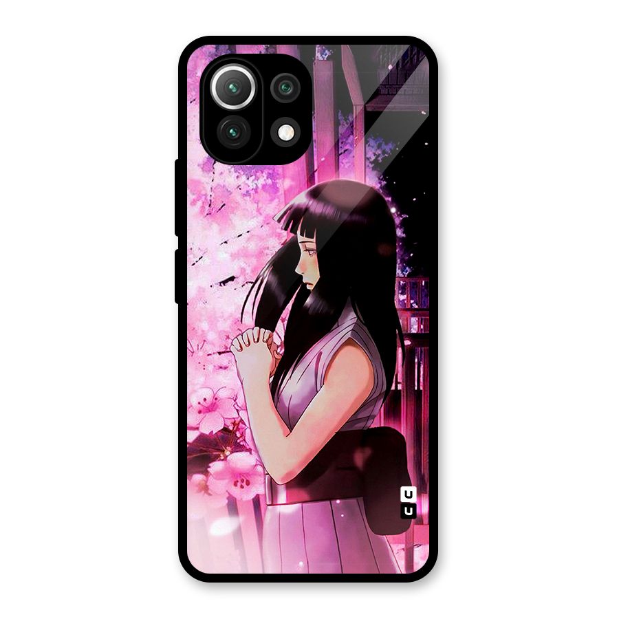 Hinata Preys Glass Back Case for Mi 11 Lite