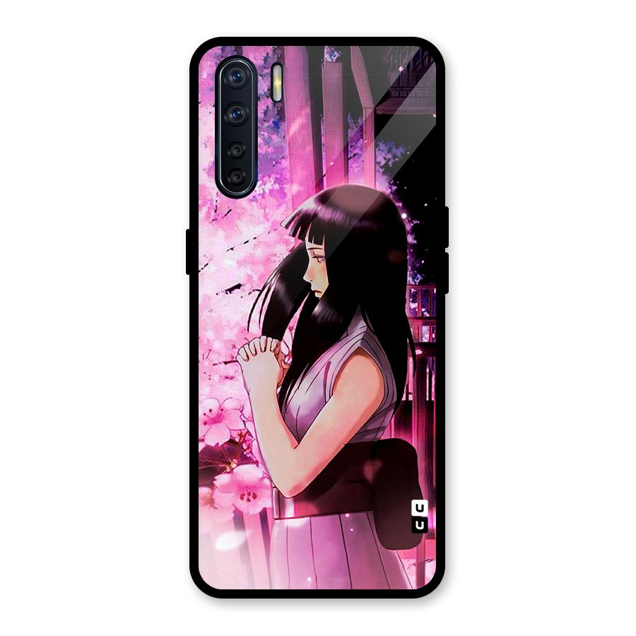 Hinata Preys Glass Back Case for Oppo F15
