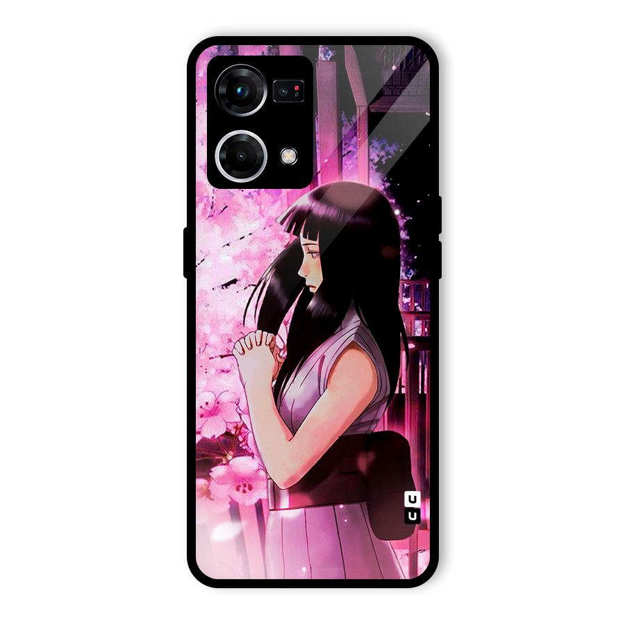 Hinata Preys Glass Back Case for Oppo F21s Pro 4G