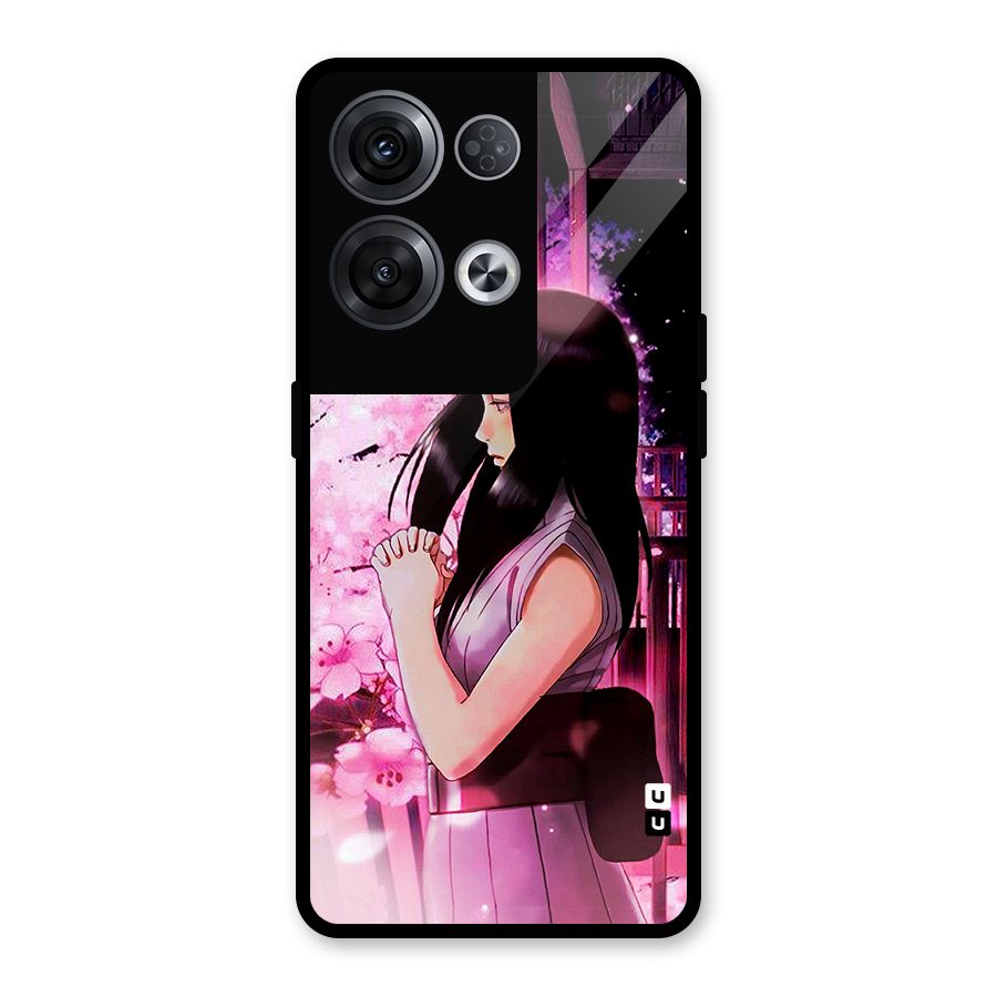 Hinata Preys Glass Back Case for Oppo Reno8 Pro 5G