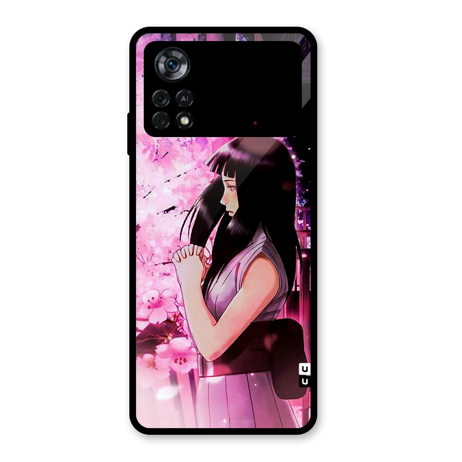 Hinata Preys Glass Back Case for Poco X4 Pro 5G