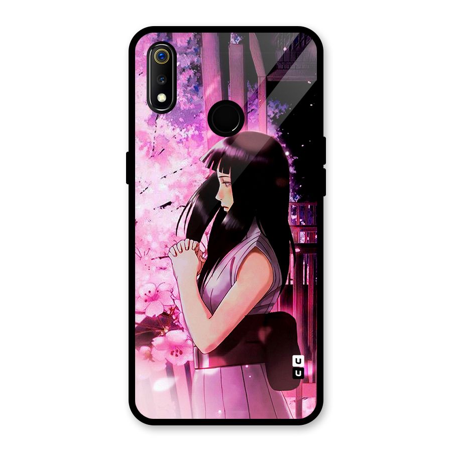 Hinata Preys Glass Back Case for Realme 3i