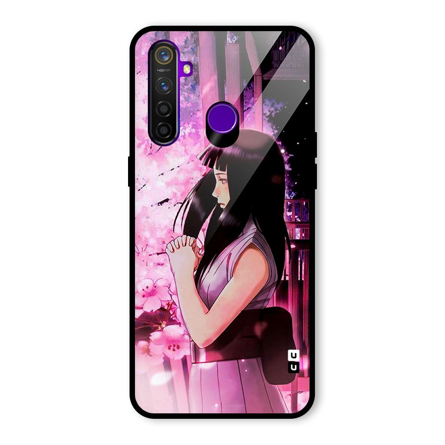 Hinata Preys Glass Back Case for Realme 5 Pro