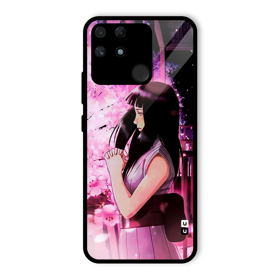 Hinata Preys Glass Back Case for Realme Narzo 50A