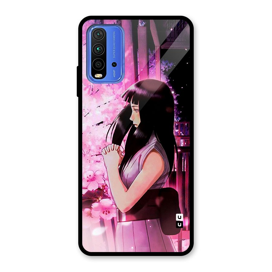 Hinata Preys Glass Back Case for Redmi 9 Power