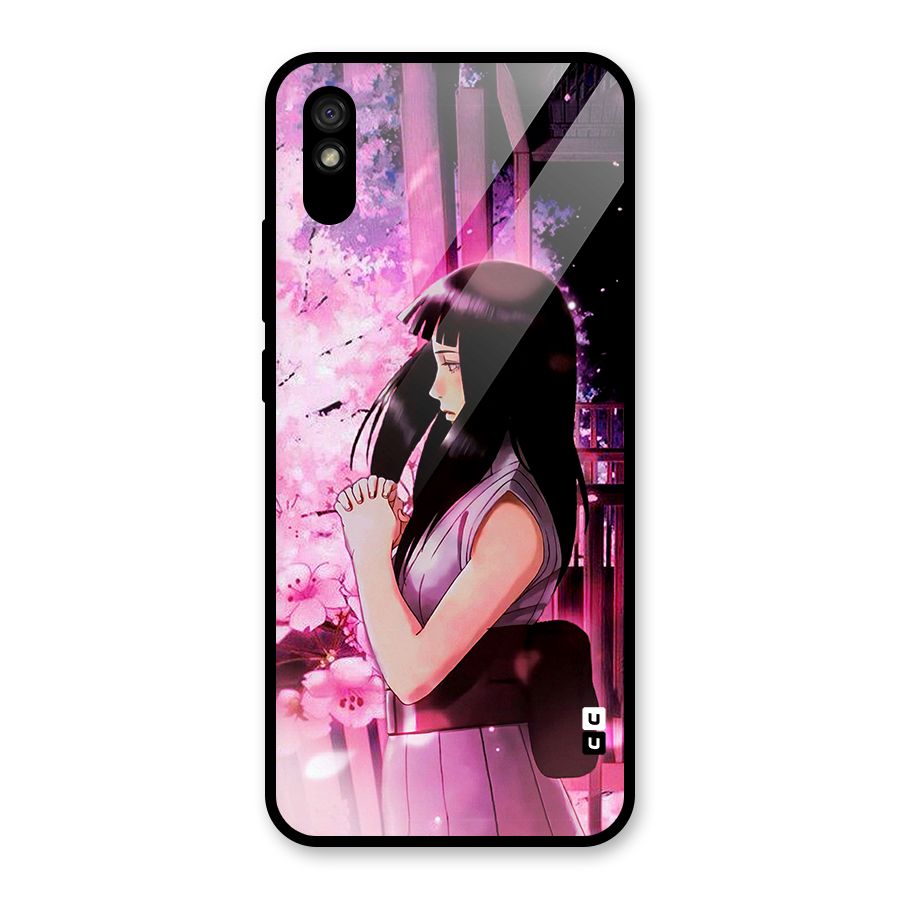 Hinata Preys Glass Back Case for Redmi 9i