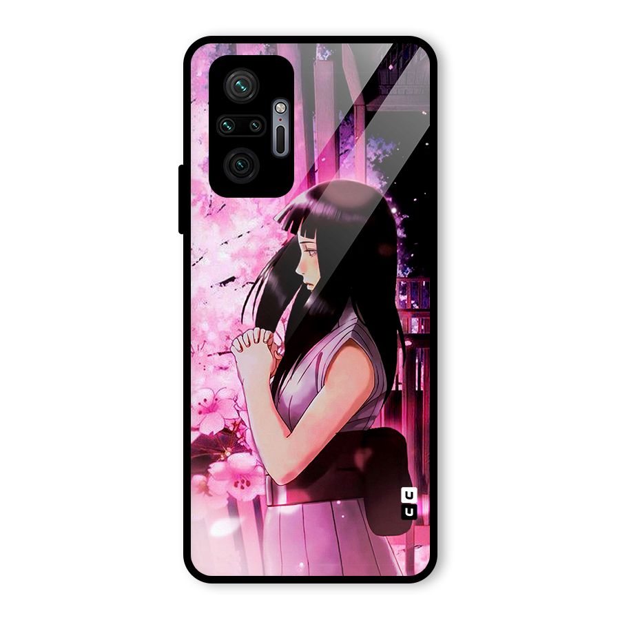 Hinata Preys Glass Back Case for Redmi Note 10 Pro Max