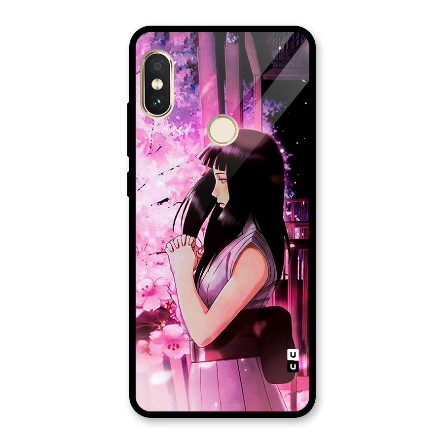 Hinata Preys Glass Back Case for Redmi Note 5 Pro