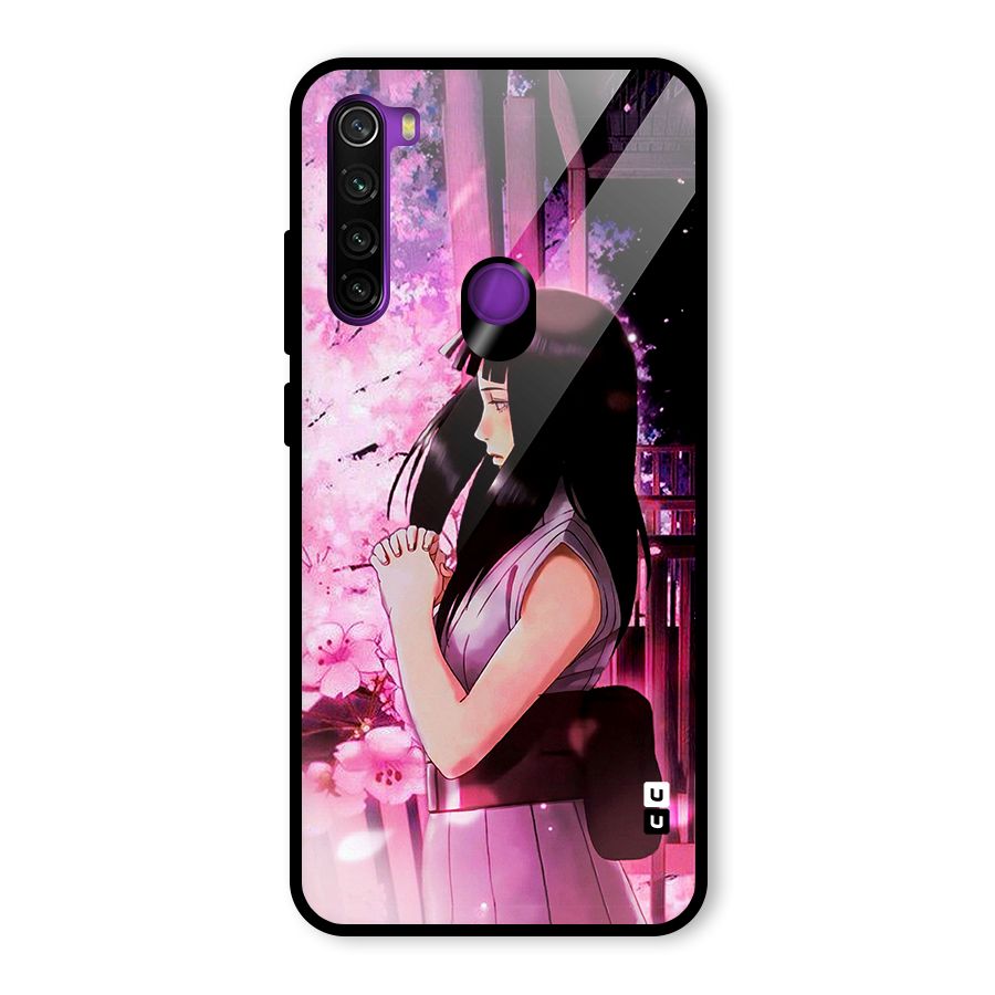 Hinata Preys Glass Back Case for Redmi Note 8