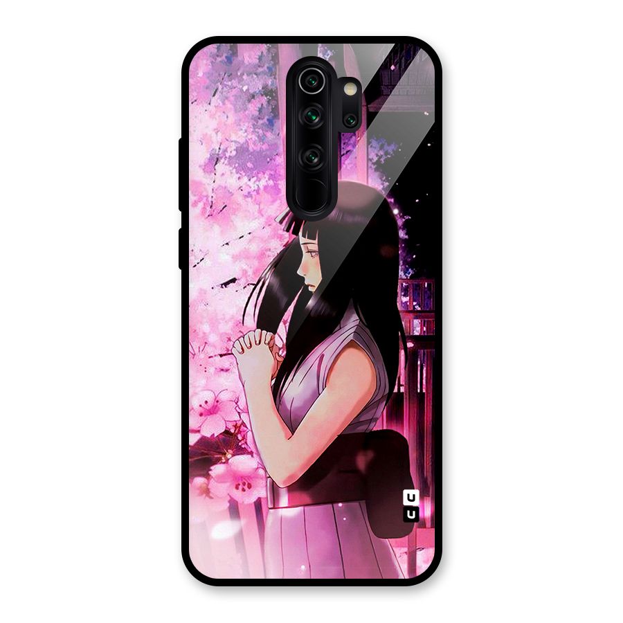 Hinata Preys Glass Back Case for Redmi Note 8 Pro
