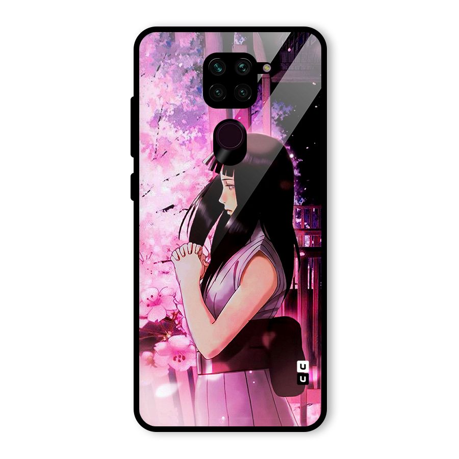 Hinata Preys Glass Back Case for Redmi Note 9