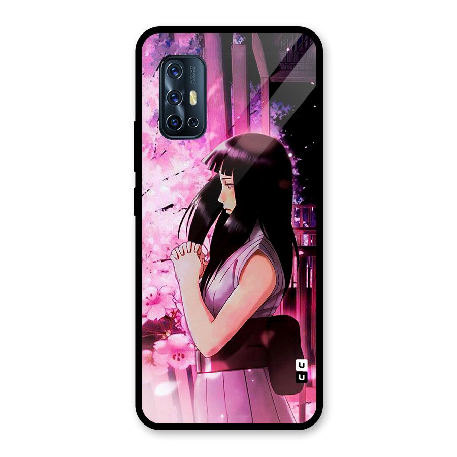 Hinata Preys Glass Back Case for Vivo V17