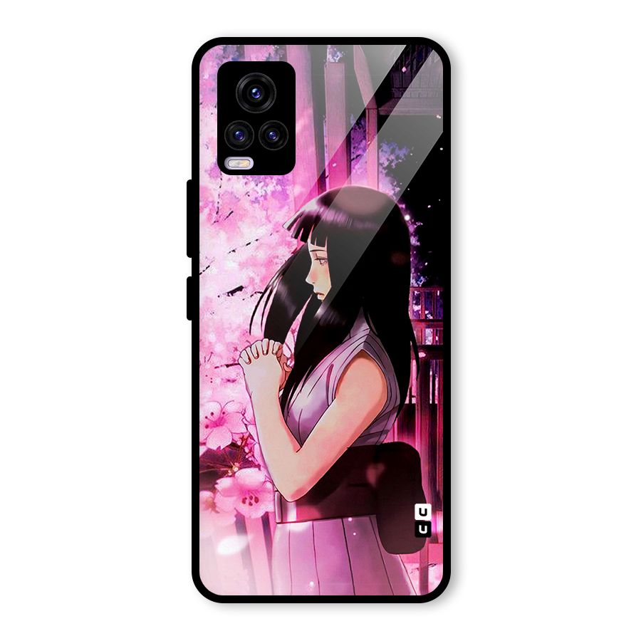 Hinata Preys Glass Back Case for Vivo V20 2021