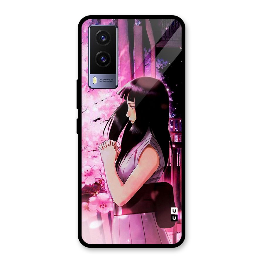 Hinata Preys Glass Back Case for Vivo V21e 5G