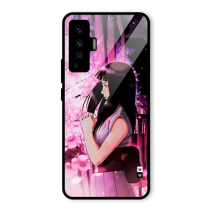 Hinata Preys Glass Back Case for Vivo X50