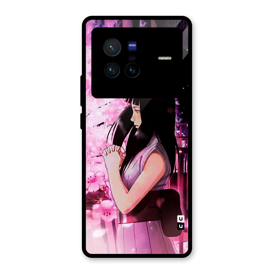 Hinata Preys Glass Back Case for Vivo X80