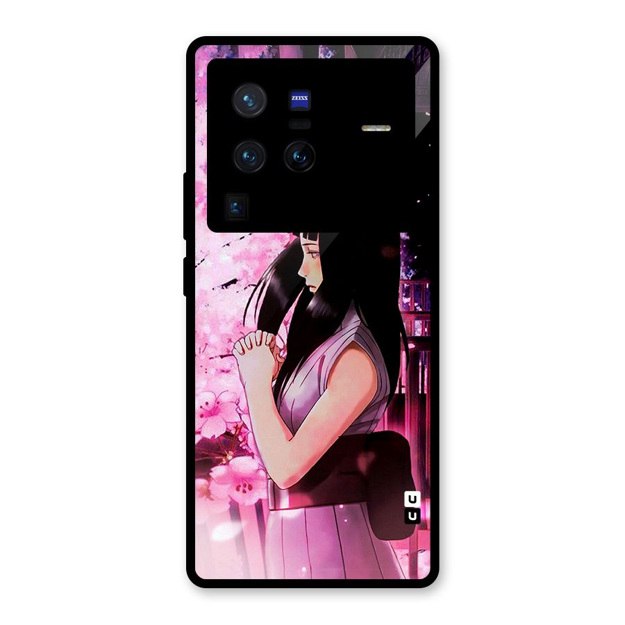 Hinata Preys Glass Back Case for Vivo X80 Pro