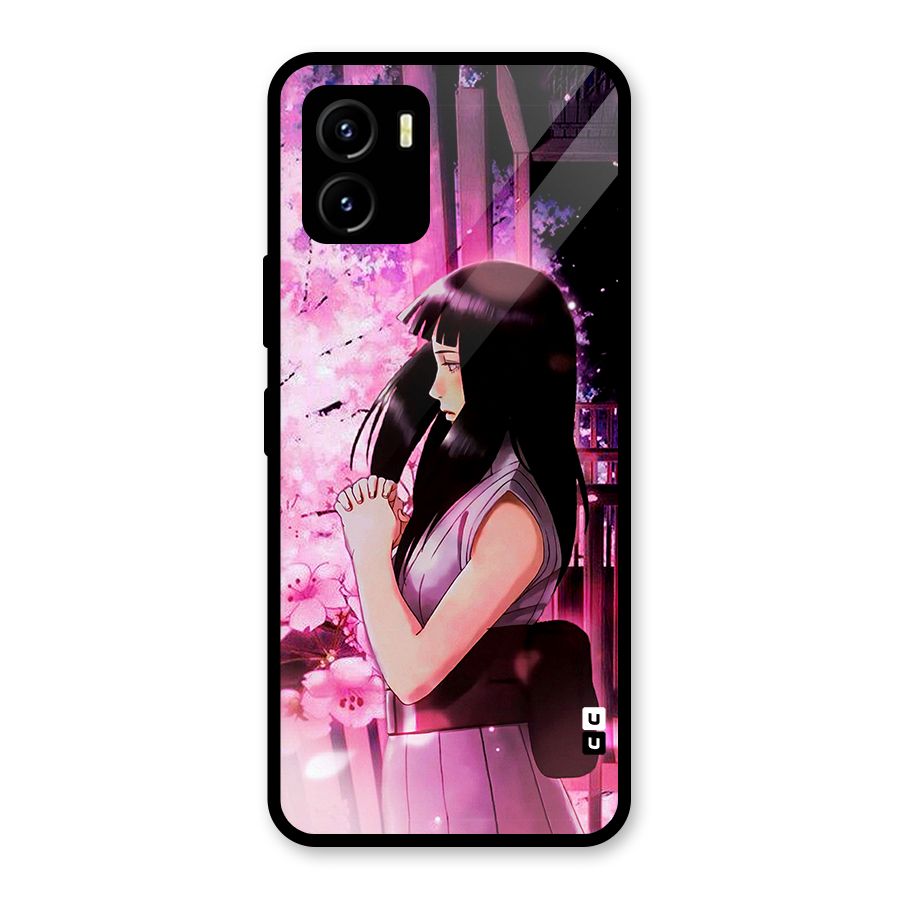 Hinata Preys Glass Back Case for Vivo Y15s
