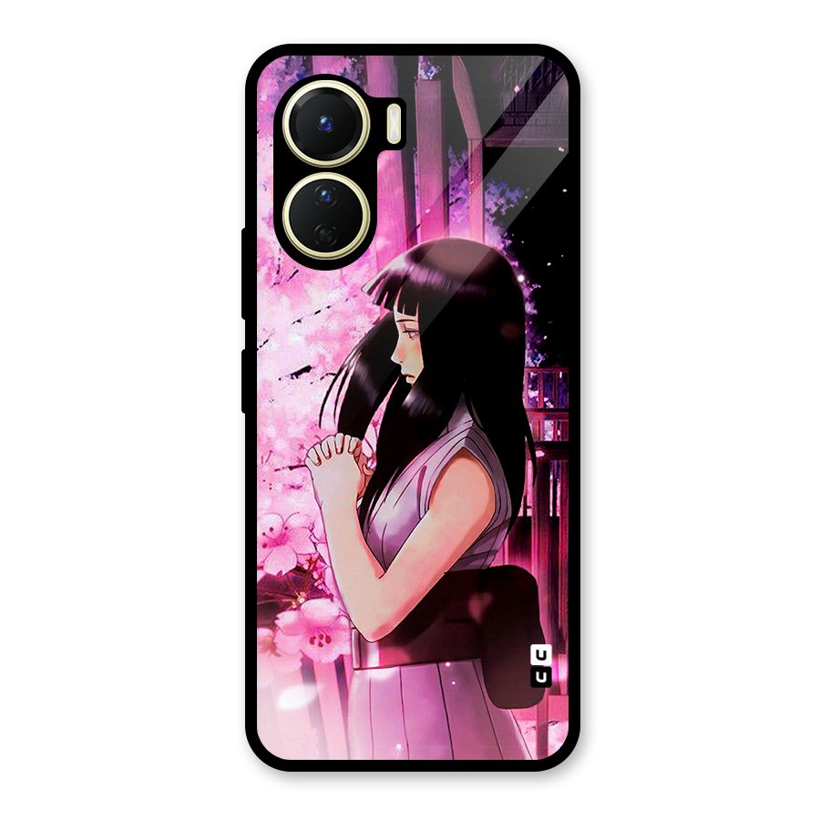Hinata Preys Glass Back Case for Vivo Y16