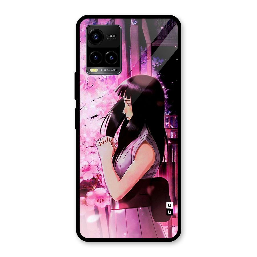 Hinata Preys Glass Back Case for Vivo Y21T
