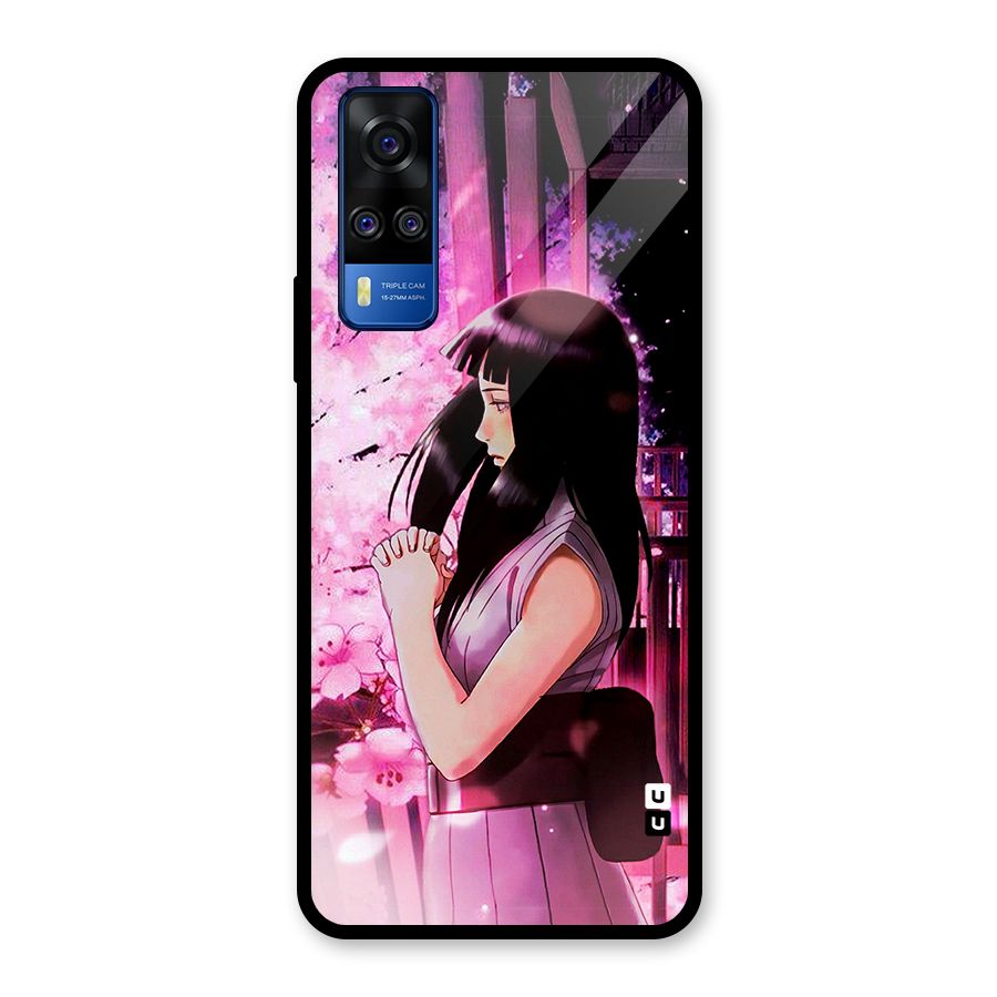 Hinata Preys Glass Back Case for Vivo Y31